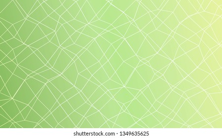 Template background with curved line. polygonal mesh style. For your home interior wallpaper, fashion print. Vector illustration. Creative gradient color