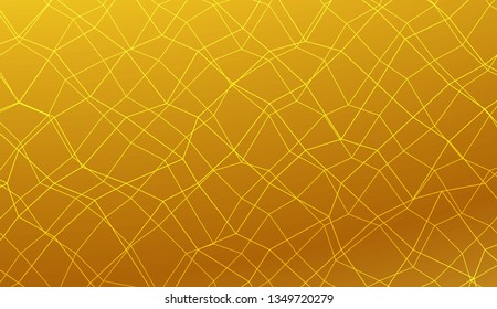 Template background with curved line. polygonal mesh style. For your home interior wallpaper, fashion print. Vector illustration. Creative gradient color