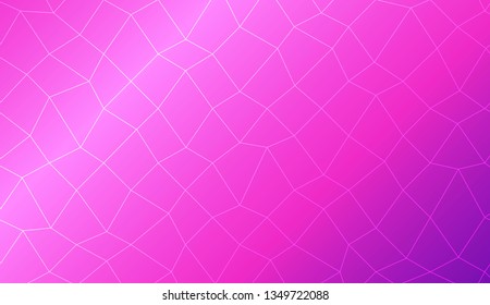 Template background with curved line. polygonal mesh style. For your home interior wallpaper, fashion print. Vector illustration. Creative gradient color