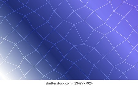 Template background with curved line. polygonal mesh style. For your home interior wallpaper, fashion print. Vector illustration. Creative gradient color
