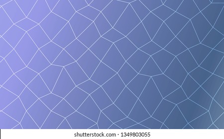 Template background with curved line. polygonal mesh style. For your home interior wallpaper, fashion print. Vector illustration. Creative gradient color
