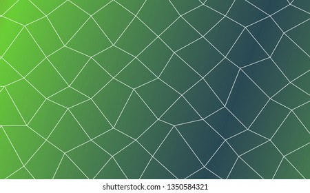 Template background with curved line. polygonal mesh style. Modern pattern for a brand book. Vector illustration. Creative gradient color