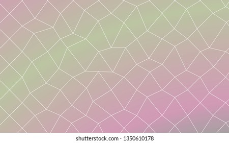 Template background with curved line. polygonal mesh style. Modern pattern for a brand book. Vector illustration. Creative gradient color