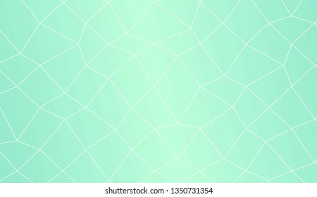 Template background with curved line. polygonal mesh style. For your home interior wallpaper, fashion print. Vector illustration. Creative gradient color