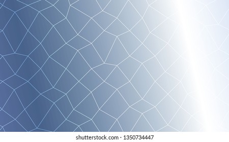 Template background with curved line. polygonal mesh style. For your home interior wallpaper, fashion print. Vector illustration. Creative gradient color