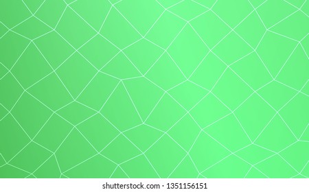 Template background with curved line. polygonal mesh style. For your home interior wallpaper, fashion print. Vector illustration. Creative gradient color