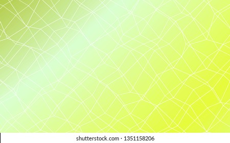 Template background with curved line. polygonal mesh style. For your home interior wallpaper, fashion print. Vector illustration. Creative gradient color