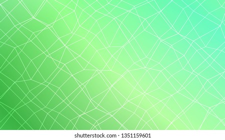 Template background with curved line. polygonal mesh style. For your home interior wallpaper, fashion print. Vector illustration. Creative gradient color