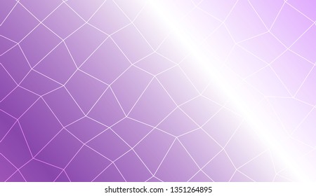 Template background with curved line. polygonal mesh style. For your home interior wallpaper, fashion print. Vector illustration. Creative gradient color