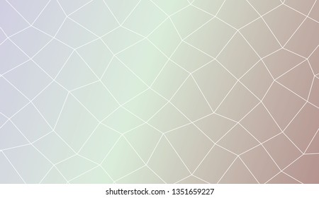 Template background with curved line. polygonal mesh style. Modern pattern for a brand book. Vector illustration. Creative gradient color