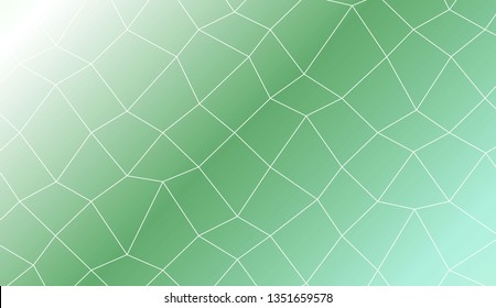 Template background with curved line. polygonal mesh style. For your home interior wallpaper, fashion print. Vector illustration. Creative gradient color