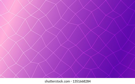 Template background with curved line. polygonal mesh style. For your home interior wallpaper, fashion print. Vector illustration. Creative gradient color