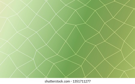 Template background with curved line. polygonal mesh style. For your home interior wallpaper, fashion print. Vector illustration. Creative gradient color