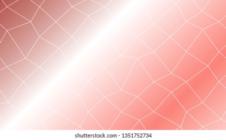 Template background with curved line. polygonal mesh style. For your home interior wallpaper, fashion print. Vector illustration. Creative gradient color