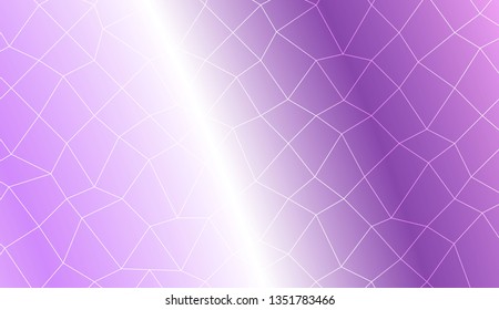Template background with curved line. polygonal mesh style. For your home interior wallpaper, fashion print. Vector illustration. Creative gradient color