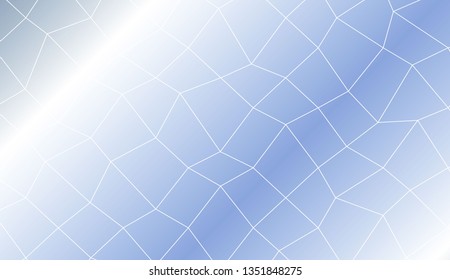 Template background with curved line. polygonal mesh style. For your home interior wallpaper, fashion print. Vector illustration. Creative gradient color