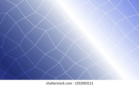 Template background with curved line. polygonal mesh style. For your home interior wallpaper, fashion print. Vector illustration. Creative gradient color