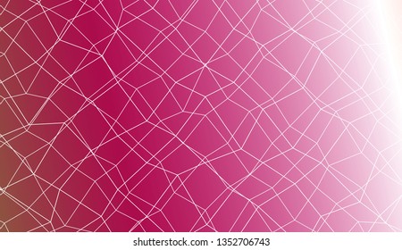 Template background with curved line. polygonal mesh style. Modern pattern for a brand book. Vector illustration. Creative gradient color