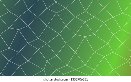 Template background with curved line. polygonal mesh style. Modern pattern for a brand book. Vector illustration. Creative gradient color