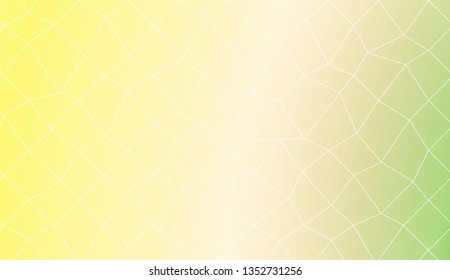 Template background with curved line. polygonal mesh style. For your home interior wallpaper, fashion print. Vector illustration. Creative gradient color
