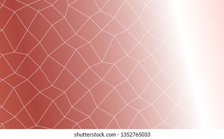 Template background with curved line. polygonal mesh style. For your home interior wallpaper, fashion print. Vector illustration. Creative gradient color