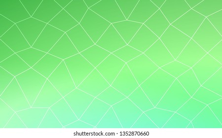 Template background with curved line. polygonal mesh style. For your home interior wallpaper, fashion print. Vector illustration. Creative gradient color