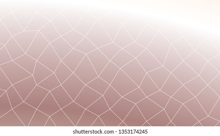 Template background with curved line. polygonal mesh style. Modern pattern for a brand book. Vector illustration. Creative gradient color