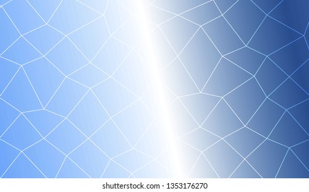 Template background with curved line. polygonal mesh style. For your home interior wallpaper, fashion print. Vector illustration. Creative gradient color