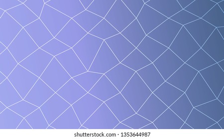Template background with curved line. polygonal mesh style. For your home interior wallpaper, fashion print. Vector illustration. Creative gradient color
