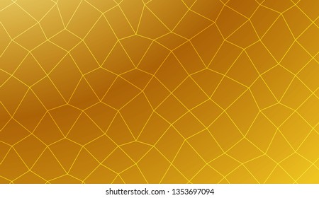 Template background with curved line. polygonal mesh style. For your home interior wallpaper, fashion print. Vector illustration. Creative gradient color