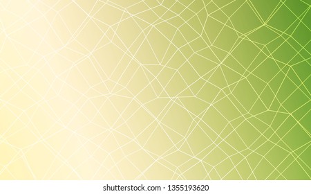 Template background with curved line. polygonal mesh style. For your home interior wallpaper, fashion print. Vector illustration. Creative gradient color