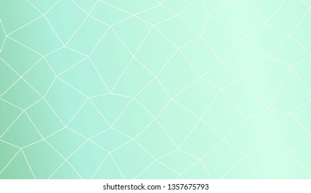 Template background with curved line. polygonal mesh style. For your home interior wallpaper, fashion print. Vector illustration. Creative gradient color