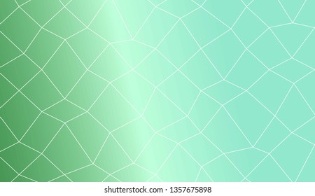 Template background with curved line. polygonal mesh style. For your home interior wallpaper, fashion print. Vector illustration. Creative gradient color