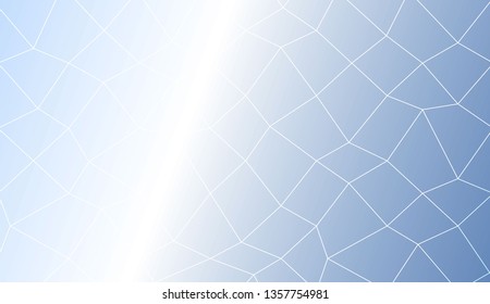 Template background with curved line. polygonal mesh style. For your home interior wallpaper, fashion print. Vector illustration. Creative gradient color