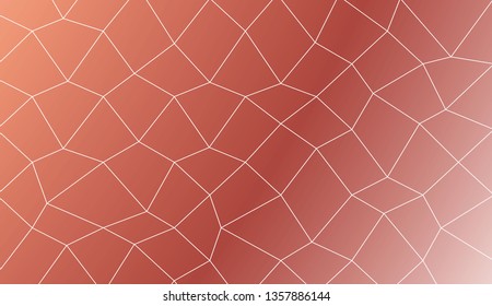 Template background with curved line. polygonal mesh style. For your home interior wallpaper, fashion print. Vector illustration. Creative gradient color