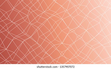 Template background with curved line. polygonal mesh style. For your home interior wallpaper, fashion print. Vector illustration. Creative gradient color