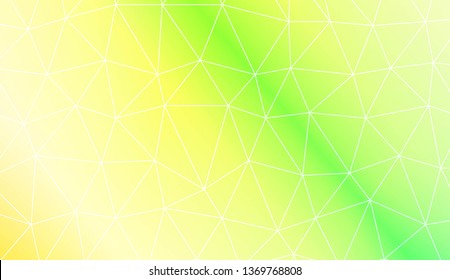 Template background with curved line. Polygonal pattern with triangles style. Decorative design for your idea. Vector illustration. Creative gradient color
