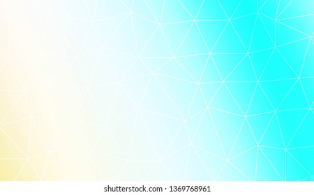 Template background with curved line. Polygonal pattern with triangles style. Decorative design for your idea. Vector illustration. Creative gradient color