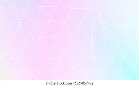 Template background with curved line. Polygonal pattern with triangles style. Decorative design for your idea. Vector illustration. Creative gradient color