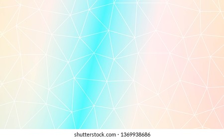 Template background with curved line. Polygonal pattern with triangles style. Decorative design for your idea. Vector illustration. Creative gradient color