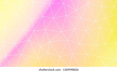 Template background with curved line. Polygonal pattern with triangles style. Decorative design for your idea. Vector illustration. Creative gradient color