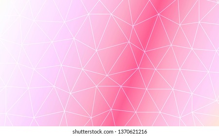 Template background with curved line. Polygonal pattern with triangles style. Decorative design for your idea. Vector illustration. Creative gradient color