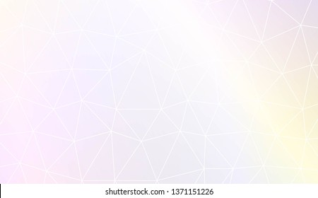 Template background with curved line. Polygonal pattern with triangles style. Decorative design for your idea. Vector illustration. Creative gradient color