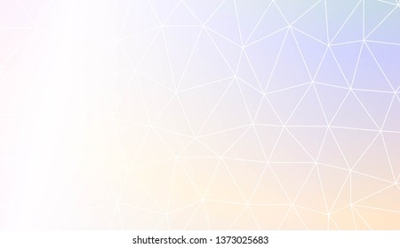 Template background with curved line. Polygonal pattern with triangles style. Decorative design for your idea. Vector illustration. Creative gradient color