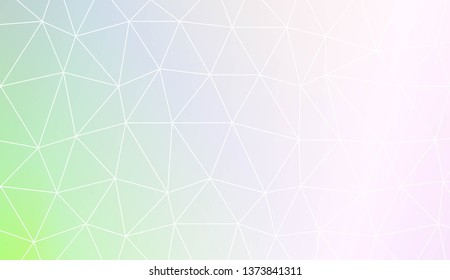 Template background with curved line. Polygonal pattern with triangles style. Decorative design for your idea. Vector illustration. Creative gradient color
