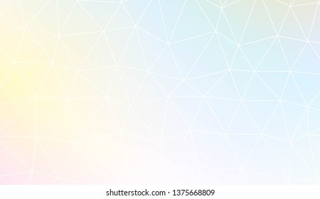 Template background with curved line. Polygonal pattern with triangles style. Decorative design for your idea. Vector illustration. Creative gradient color