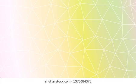 Template background with curved line. Polygonal pattern with triangles style. Decorative design for your idea. Vector illustration. Creative gradient color