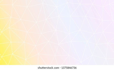 Template background with curved line. Polygonal pattern with triangles style. Decorative design for your idea. Vector illustration. Creative gradient color