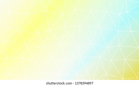 Template background with curved line. Polygonal pattern with triangles style. Decorative design for your idea. Vector illustration. Creative gradient color