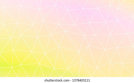 Template background with curved line. Polygonal pattern with triangles style. Decorative design for your idea. Vector illustration. Creative gradient color